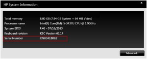 Instrucțiuni pentru a găsi un număr de serie - o rețea de servicii HP autorizat centre (număr) Instrucțiuni pentru a găsi un număr de serie - o rețea de centre de service autorizate CP