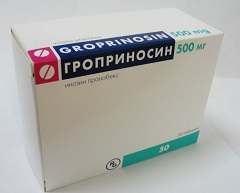 Izoprinozin - instrucțiuni de utilizare, indicații, analogi, comentarii