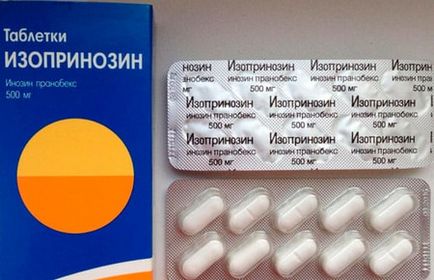 Izoprinozin în tratamentul HPV și recenzii normele de aplicare