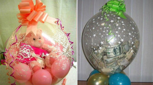 Cum creativ baloane cadou, da Mari