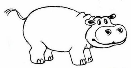 Cum de a desena o Hippo