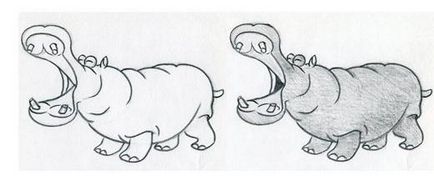 Cum de a desena un hipopotam pentru copii