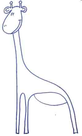 Cum de a desena o girafă - cum să atragă ceva timp de 30 de secunde