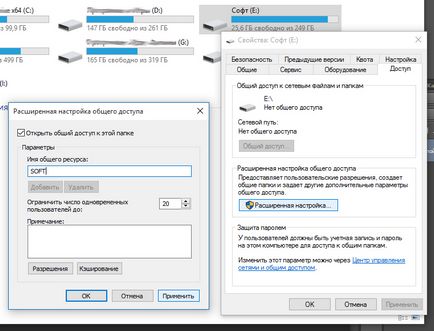 Cum se configurează disc partajat (director) în Windows 10