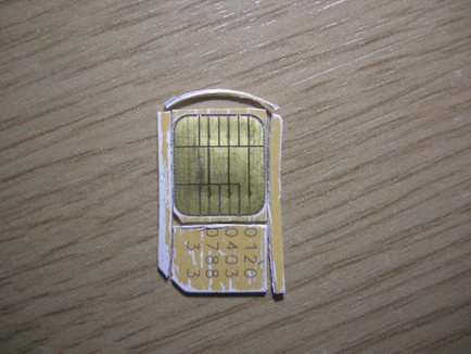 Cum să taie cartela SIM la micro și nano sim sim