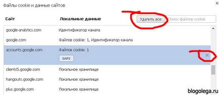 Cum pentru a curăța cookie-urile în Chrome cum să activați sau să le eliminați, blogul lui Oleg ugreninova