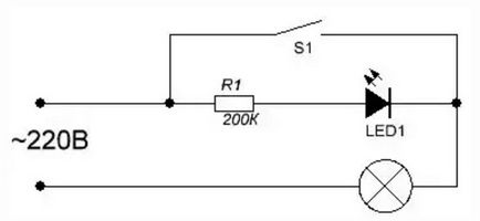 Cum să se conecteze la LED-uri 220 folosind un circuit simplu