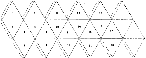 Cum de a face treptat icosahedron dintr-o hârtie