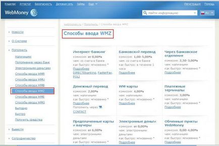 Cum se reface WebMoney prin metode de instruire terminale și comentarii