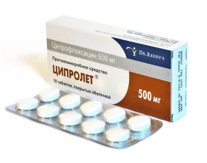 Cum se aplica tsiprolet antimicrobiene