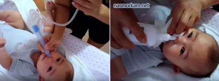 Cum să se spele tehnica nasul copilului