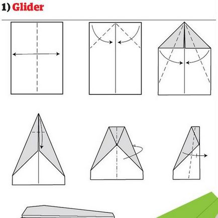 Cum sa faci un avion de hârtie - avioane de hârtie, și nu știai