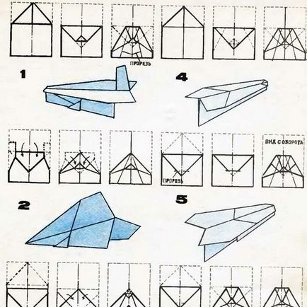 Cum sa faci un avion de hârtie - avioane de hârtie, și nu știai