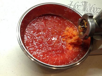 Cum de a face sos de tomate de casă, hozoboz - știm totul despre produsele alimentare