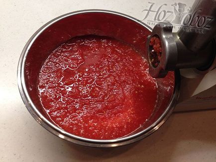 Cum de a face sos de tomate de casă, hozoboz - știm totul despre produsele alimentare