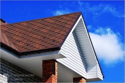 Cum sa faci un acoperiș fronton - tipuri de materiale pentru fabricarea de fronton