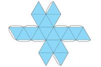 Cum sa faci un icosaedru dintr-o hârtie în etapele 1 (icosahedron) Cum sa faci un icosaedru dintr-o hârtie în etapele 1
