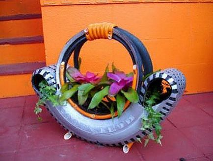 Cum sa faci o lebădă din pneului 1