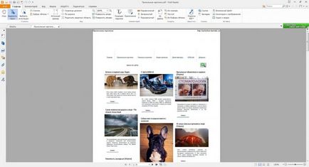 Cum să păstrați pagina de site-ul în format pdf (crom, opera, Yandex, firefox)