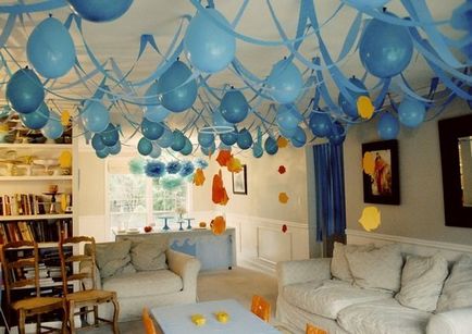 Cum de a decora o camera pentru o petrecere de ziua cu propriile sale mâini