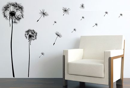 Cum de a decora un perete în camera cu mâinile sale - idei interesante pentru interiorul tau