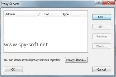 Cum de a rula un program sau a reda printr-un server proxy, setarea Proxifier