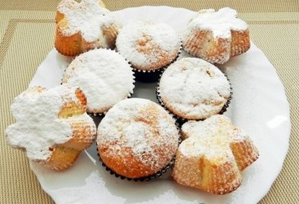 Muffins în forme de silicon - rețete cu fotografii