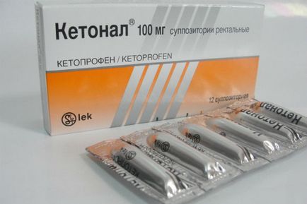 lumanari Ketonal - medicament anti-inflamator pentru tratamentul hemoroizilor, bolilor ginecologice