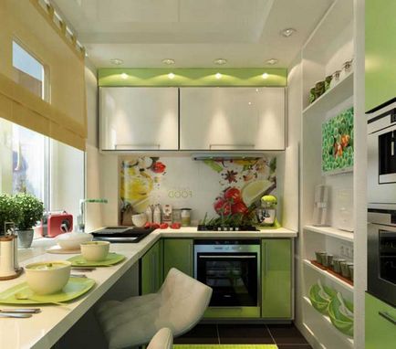 Cele mai bune idei de design de bucătărie 6 metri pătrați