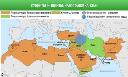 zone musulmane sunnite ale Islamului sunnit, o scurtă istorie a creșterii, numărul de lume