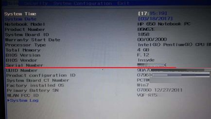 Găsiți numărul de serie al calculatorului cu ferestre, în timpul săptămânii de suport tehnic