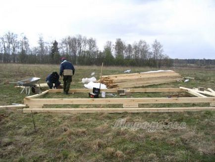 Începătorii 6x4 casa cadru cu propriile mâini pentru un sezon! (40 poze), de uz casnic Siberian