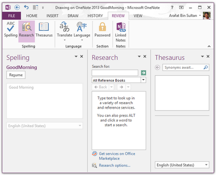 Revizuirea cererilor pentru ferestre OneNote - Prezentare generală Software