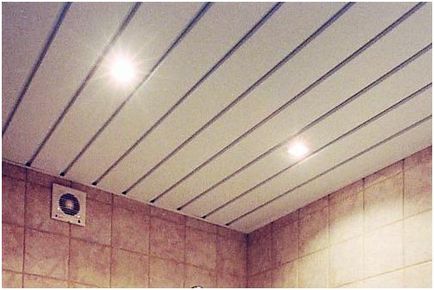Finisarea tavanul cu panouri din plastic, cu instrucțiuni sau mâinile video - portalul de construcție