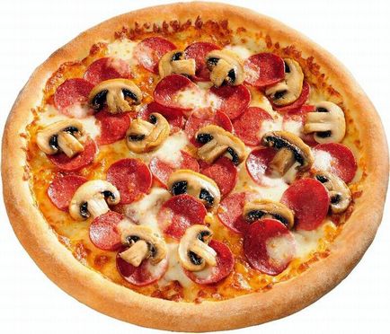 Pizza cu ciuperci - rețete vestapitstsa