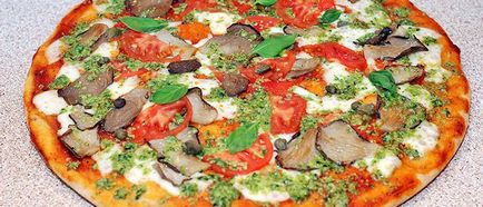 Pizza cu ciuperci cu reteta pas cu pas fotografii opțiuni simple și delicioase pentru prepararea mâncării