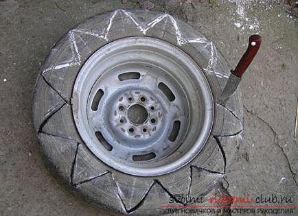 Articole din anvelope, articole de anvelope cu mâinile lor, cum să faci o lebădă dintr-un pneu vechi bascula (din autobuz cu mâinile) Articole din anvelope, articole de anvelope cu mâinile lor, cum să faci o lebădă dintr-un pneu vechi bascula