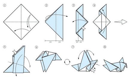 hârtie origami Artizanat pentru copii