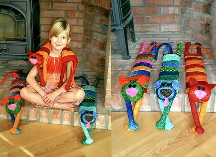 jucării Perne cu propriile lor mâini (modele și schema de tricotat)