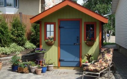 casa de grădină cu propriile sale mâini - nuanțele de construcție și decorațiuni