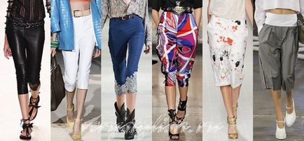 Din ceea ce sa poarte pantaloni trei sferturi de vară, femei de sfaturi de moda