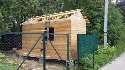 Construirea de o casă de oaspeți de vară din lemn, cu propriile lor mâini