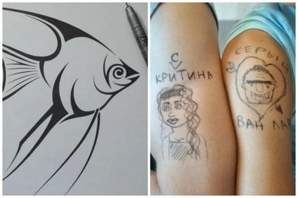 Tatuaj ruchkoy- procesul de creare a unui stilou gel tatuaj