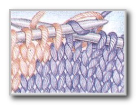 Tehnica intarsii de tricotat desene colorate pe schema
