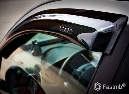Tuning auto geamurilor laterale (deflector setare) Tuning auto ferestre laterale