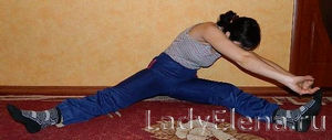 Exerciții de stretching pe coardă - fotografie și video