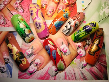 Lecții nail art artistice, unghii frumoase - completează imaginea