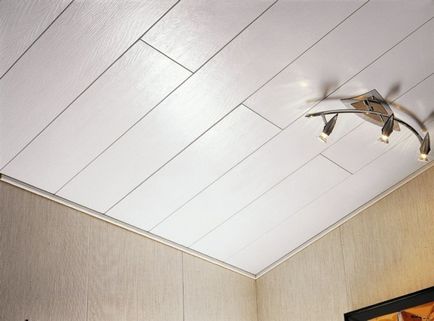 Instalarea panourilor de tavan, fără prea mari dificultăți