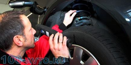 Eliminarea o bătaie suspensie față cu mâinile lor (video) - un reparații auto independent - o sută de mașini