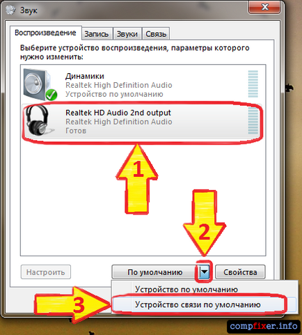 Ieșirea de sunet pe diferite dispozitive (Realtek HD audio) Ieșirea de sunet pe diferite dispozitive